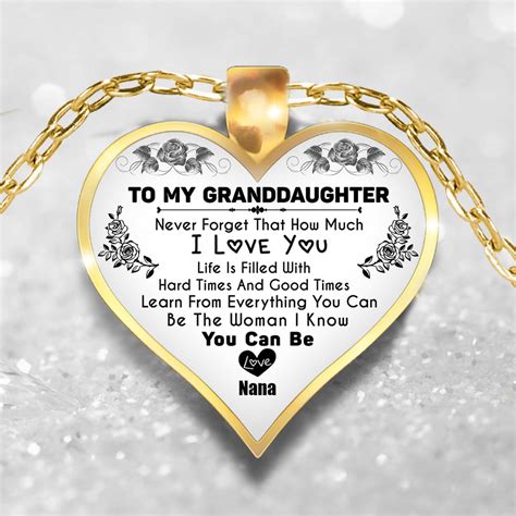 to my granddaughter necklace|granddaughter necklaces shop.